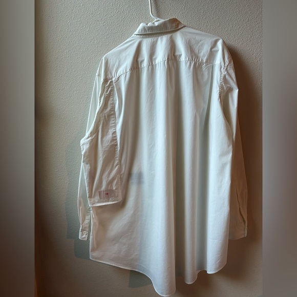 Men’s Adidas Y-3 Button Up Shirt in color Off-White (Size:XXL) - Picture 10 of 16